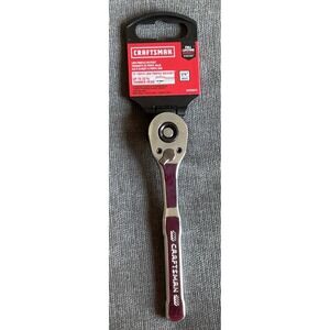 Craftsman 1/4 Drive 72-Tooth Low Profile Ratchet CMMT86721 Polished Chrome NEW